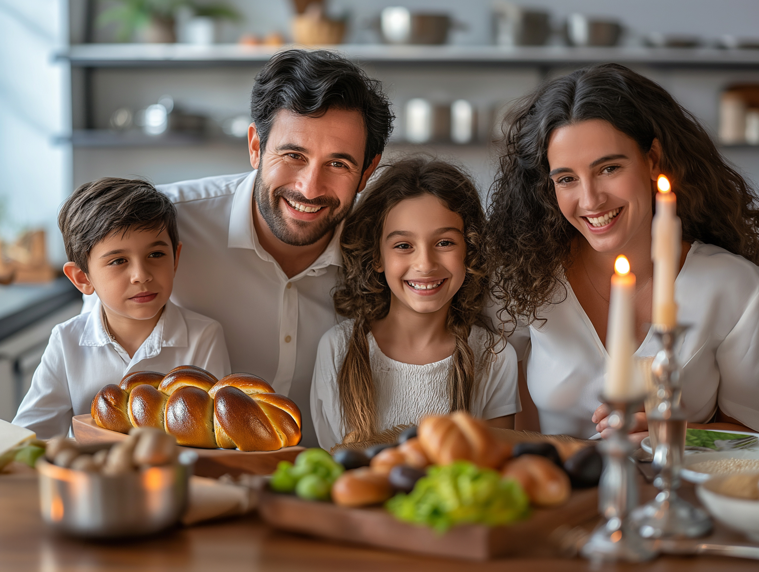 festive Shabbat dinner festive Shabbat dinner